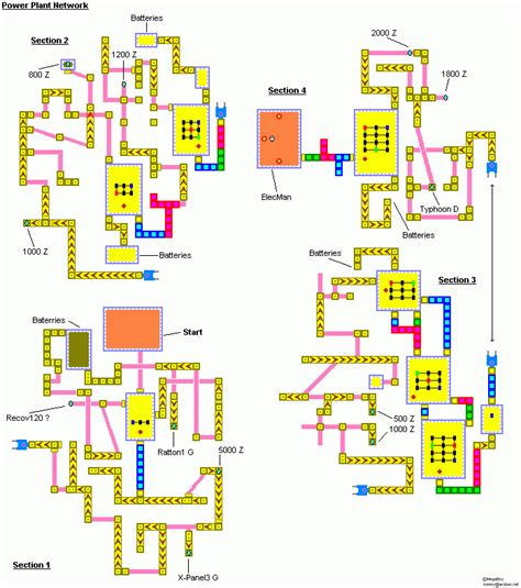 megaman battle network 6 map.